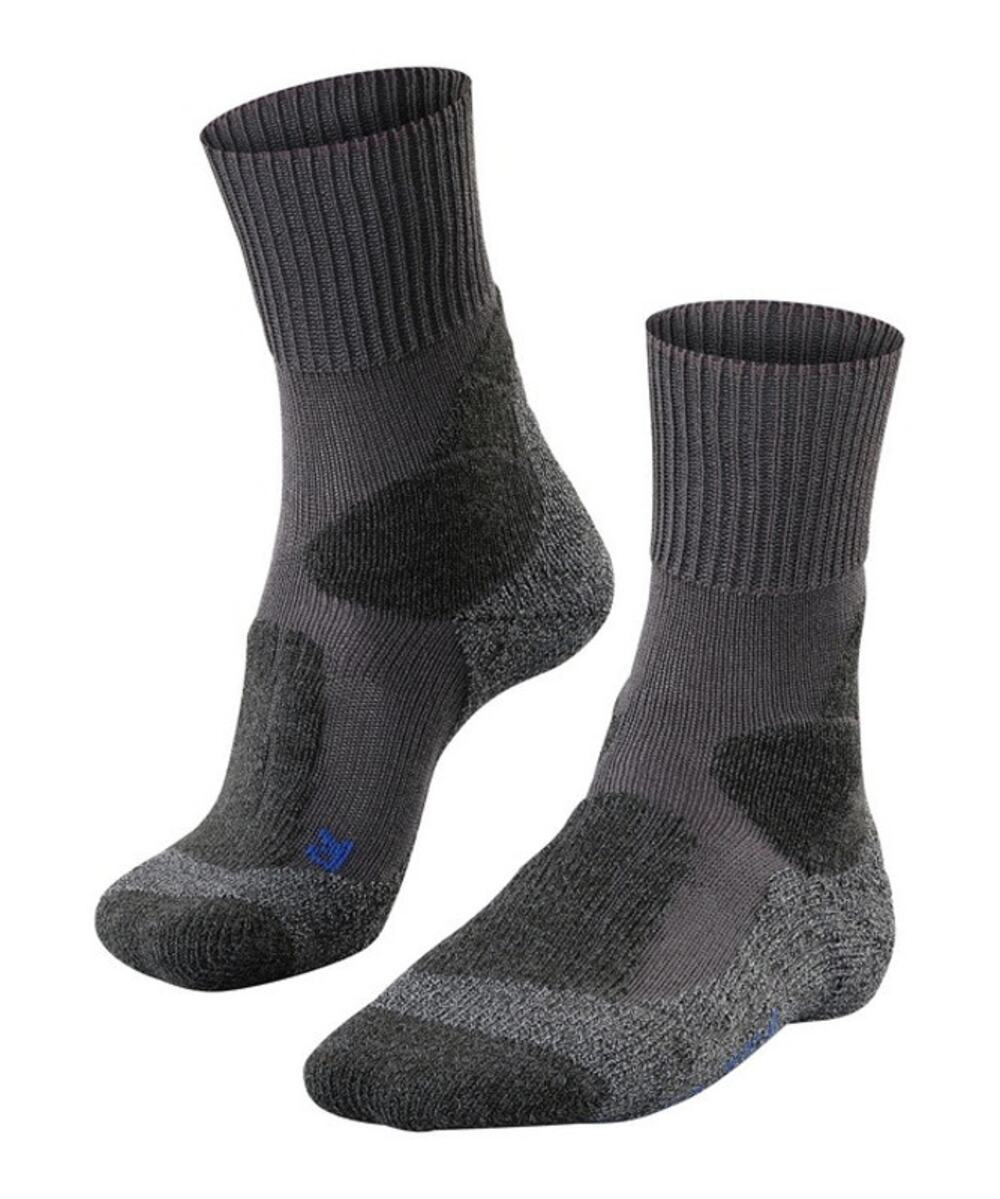 Falke Men's 37-38 Asphalt Melange TK1 Adventure Cool Men Trekking Socks D24-7